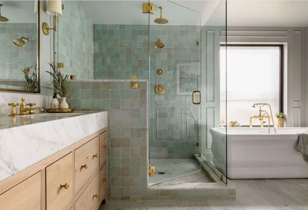 ⁠Glass Partition and Glass Shower